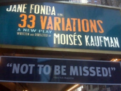 33 Variations Play on Broadway