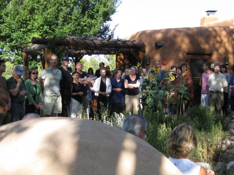 After breakfast waiting for our work assignments