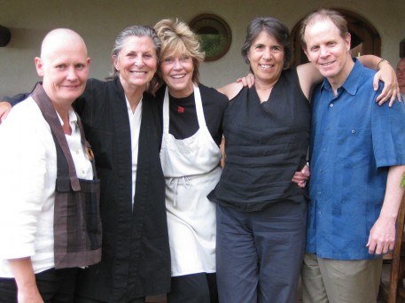 Beate Stolte, the co-Abbott, Roshi Joan. Me ready to work, Natalie Goldberg and Dan Siegel