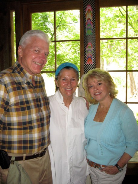 From left to right: Scott Seydel, Roshi Joan Halifax, Pat Mitchell