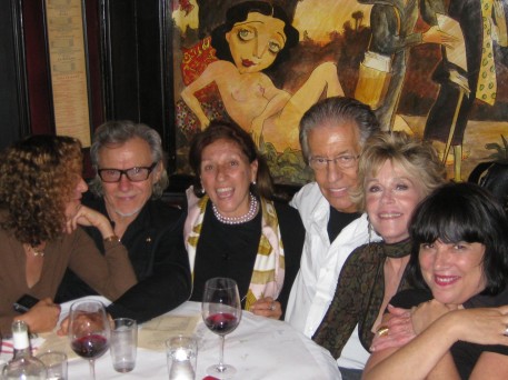 Daphna, Harvey, Daphna’s mother, Richard, me and Eve Ensler