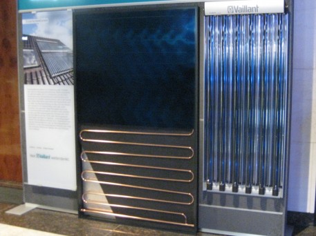 sample of new solar hot water tubing 