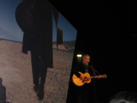 Yusuf Islam performing a new song, "Road Traveler," that will be part of the musical play he has developed 