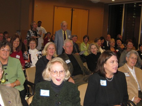 Big turnout on a miserable rainy night  