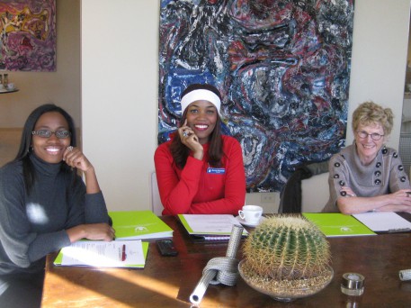 Karina Gilpin, Bonnie Mechelle, and Julia Emmons
