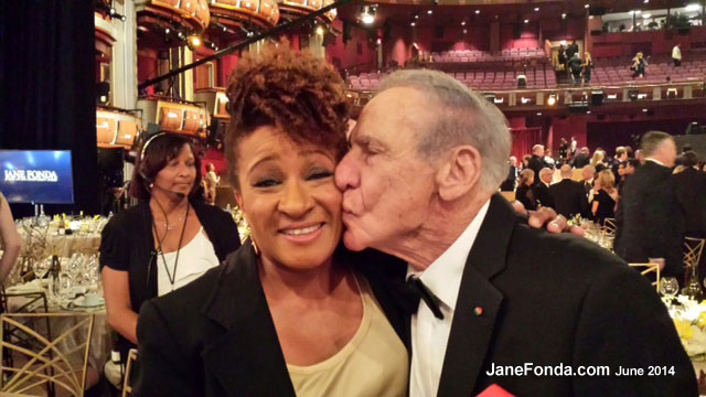 Wanda with Mel Brooks
