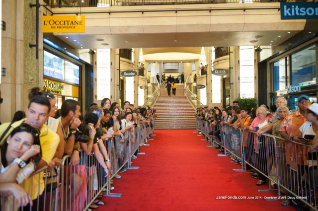 This is what it looked like walking into the Dolby Theatre hall