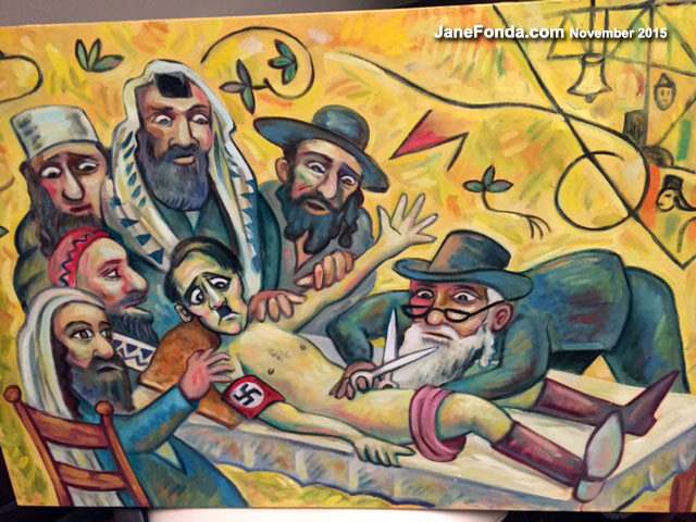 Frankie's painted a picture, "Hitler's Circumcision," which causes some drama in the family