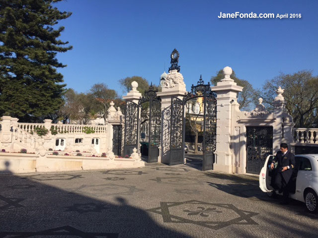 Pestana Palace Hotel entrance