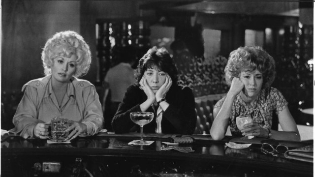 Dolly Parton, Lily Tomlin and Jane Fonda in a scene from the 1980 movie "Nine To Five." 