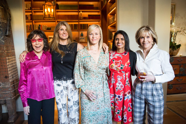 Lily Tomlin, Connie Britton, Chelsea Handler, Saru Jayaraman, me