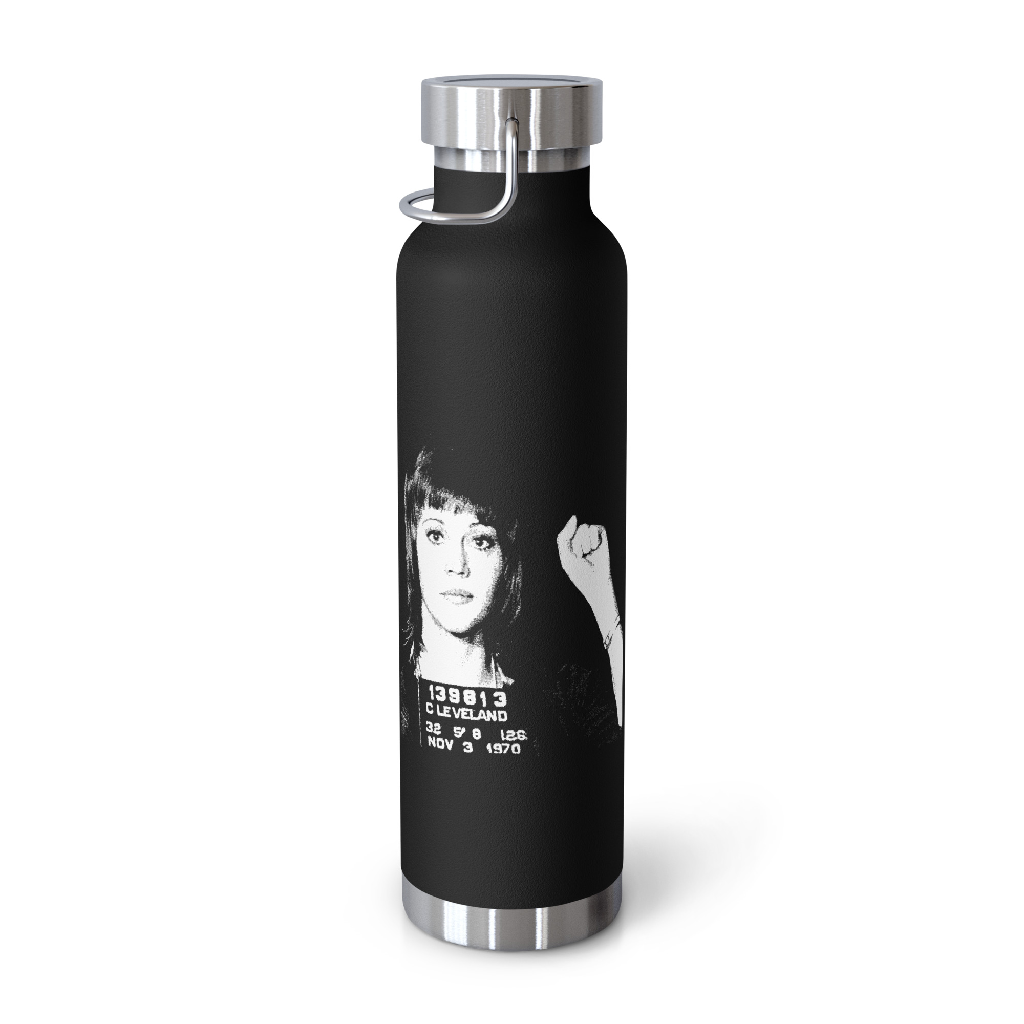 Jane Fonda Mugshot Copper Vacuum Insulated Bottle — 22 oz - Image 3