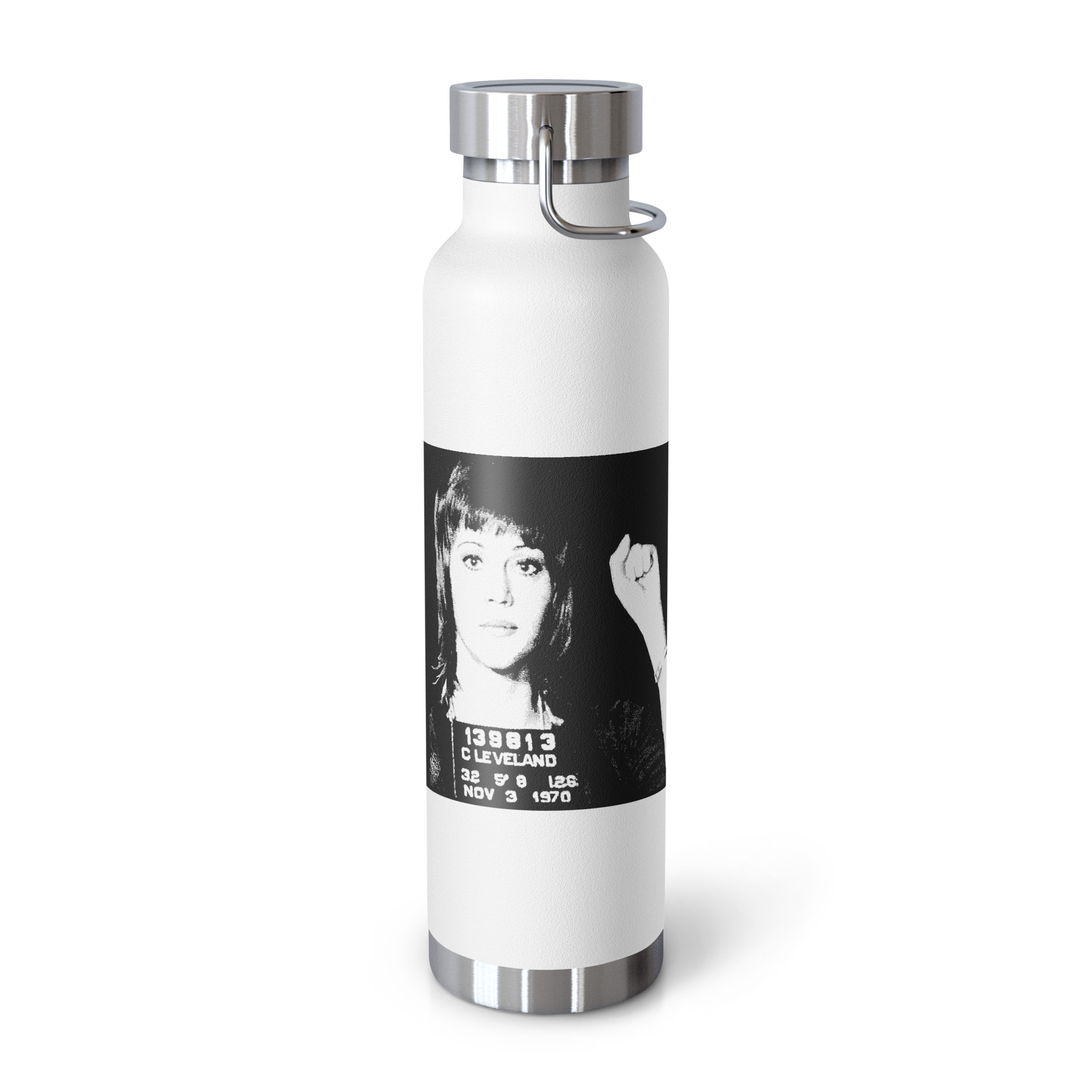 Jane Fonda Mugshot Copper Vacuum Insulated Bottle — 22 oz - Image 4