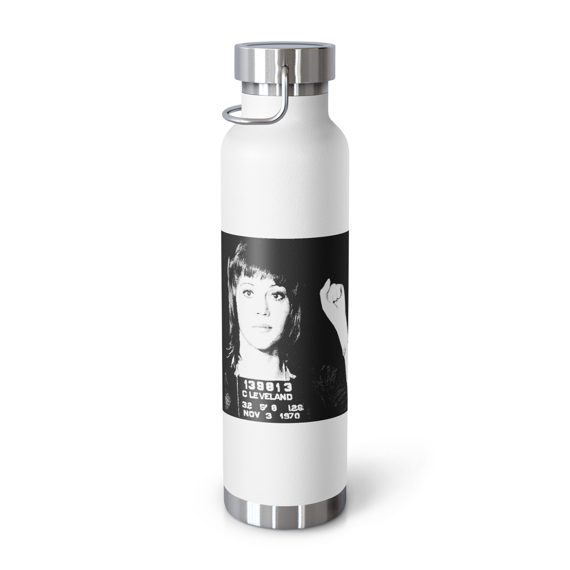Jane Fonda Mugshot Copper Vacuum Insulated Bottle — 22 oz - Image 5