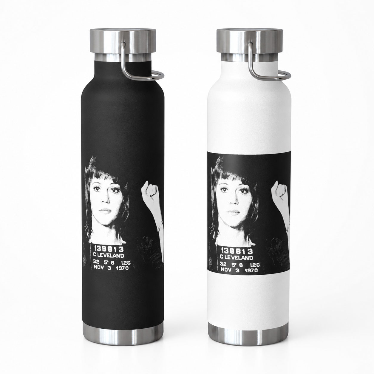 Jane Fonda Mugshot Copper Vacuum Insulated Bottle — 22 oz